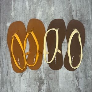 Two for One Everlane Sandals.